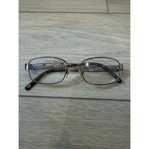 LINDA EVANS DESIGNER Eyeglasses 330 52-17 135 Matte Bronze Brown sans parail